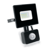 Прожекторы прожектор светодиодный ll-906 с датчиком 20w 6400k 230v черный ip44 121*160*53мм | 29556 | feron выгодная цена