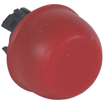 1Кнопки, светосигнальные лампы и кнопочные посты кнопка с пружинным возвратом ? 22,3 - osmoz - для компл. - пот. головка с защ. колпачком - без подсв. - ip 67 - красный | 023811 | legrand выгодная цена