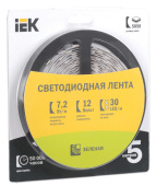 Ленты светодиодные лента светодиодная lsr-5050g30 7,2вт 12в зеленый ip20 5м | lsr2-5-030-20-1-05 | iek выгодная цена