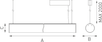 1Светильники (Осветительные приборы) светильник светодиодный t120 1150 led 4000k (38w) | 1250000060 | световые технологии выгодная цена