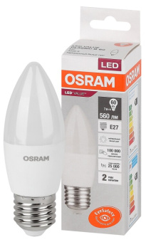 1Лампы (источники света) лампа светодиодная led value cl- b 7w/840 230v e27 10x1 | 4058075579477 | osram выгодная цена