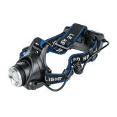 Фонари фонарь налобный аккумуляторный hla 06b 5w led 450lm 10ч 3 режима, фокус., з/у 230в черный | 4690612031873 | in home выгодная цена