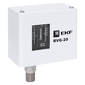 1Реле реле избыточного давления ekf rvg-20-1,6 (1,6 мпа) | rvg-20-1,6 | ekf выгодная цена