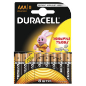 Элементы питания и аккумуляторы элемент питания duracell lr03-8bl basic | c0033441 | duracell выгодная цена