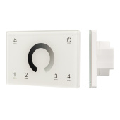 Ленты светодиодные панель sens smart-p79-dim white (230v, 4 зоны, 2.4g) (arlight, ip20 пластик, 5 лет) | 028398 | arlight выгодная цена