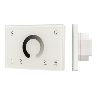 1Ленты светодиодные панель sens smart-p79-dim white (230v, 4 зоны, 2.4g) (arlight, ip20 пластик, 5 лет) | 028398 | arlight выгодная цена