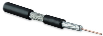 1Кабель коаксиальный (RG) coax-rg59-100 кабель коаксиальный rg-59, 75 ом, жила - 20 awg, внешний диаметр 6.0мм, pvc, черный (бухта 100 м) | 49116 | hyperline выгодная цена