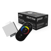 Ленты светодиодные контроллер для rgb 288w 24а с сенсорным пультом управления цветом (черный) | 201113288 | gauss выгодная цена