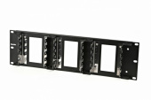 Патч-панели рама kr-19-frame-fl-150 19" для крепления 15 плинтов для телефонии, 3u | 23206 | hyperline выгодная цена