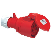 Разъемы промышленные розетка кабельная ip44 32a 3p+e 400v | disc040324 | dkc выгодная цена