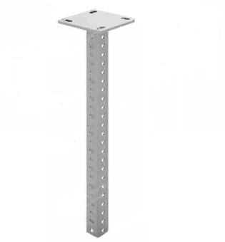 1Лотки кабельные металлические стойка потолочная сварная 400 мм, толщ. 2,0 мм, гальван. цинк | спс-2,0-эц | ostec выгодная цена