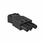 Розетки, выключатели, звонки электрические разъем 3-полюсный modul45connect, вилка 16 а, 250 b (черный) (bt-s gst18i3p sw) | 6108056 | obo bettermann выгодная цена