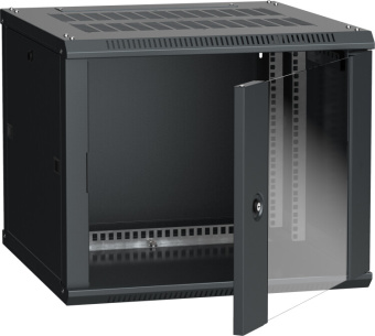 1Шкафы и стойки телекоммуникационные 19 шкаф linea w 6u 600x600 мм дверь стекло, ral9005 | lwr5-06u66-gf | itk выгодная цена
