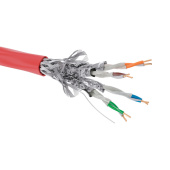 Кабель витая пара (UTP, FTP) кабель cat 6, s/ftp, нг(а)-frhf, бухта 305м, красный | rn6sfa04rd | dkc выгодная цена