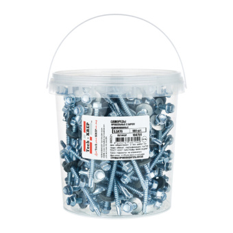 1Крепёж саморез кр zp св. 5,5х76 (100 шт) - ведро ( 1,275 кг) | 104756 | tech-krep выгодная цена