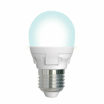 1Лампы (источники света) лампа светодиодная led-g45 7w/4000k/e27/fr/dim plp01wh led, димм.. «шар», мат, серия яркая, пр-во россия, 4000к . | ul-00004301 | uniel выгодная цена