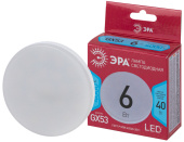 Лампы (источники света) лампа светодиодная red line led led gx-6w-840-gx53 r 6 вт таблетка нейтральный белый све | б0054243 | эра выгодная цена