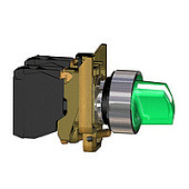 Кнопки, светосигнальные лампы и кнопочные посты переключатель с подсветкой, 3 положения, с фиксацией | xb4bk133m5 | schneider electric выгодная цена