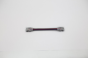 1Ленты светодиодные аксессуар коннектор для светодиодной 4pin with wire for varton led strip rgb 10mm (connector of 2 strips) | v4-r0-70.0024.str-0003 | varton выгодная цена