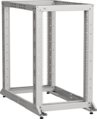 Шкафы и стойки телекоммуникационные 19 itk linea f стойка 2-рамная 37u 600х600-1000мм серая | lf35-37u61-2gm | itk выгодная цена