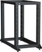 Шкафы и стойки телекоммуникационные 19 itk linea f стойка 2-рамная 47u 600х600-1000мм черная | lf05-47u61-2gm | itk выгодная цена