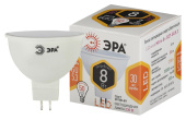 Лампы (источники света) лампа светодиодная std led mr16-8w-827-gu5.3 gu5.3 8 вт софит теплый белый свет | б0057002 | эра выгодная цена
