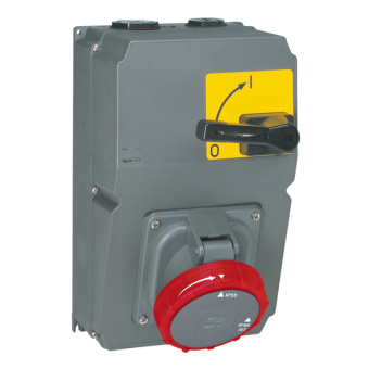 1Разъемы промышленные комбинированный щиток с разъединителем hypra - ip 66/67-55 - 3к+н+з - 125 а - пластик | 059115 | legrand выгодная цена