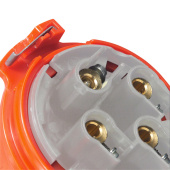 Разъемы промышленные прямая вилка - p17 tempra pro - ip 44 - 380/415 в~ - 32 a - 3к+з | 555238 | legrand выгодная цена