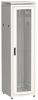 1Шкафы и стойки телекоммуникационные 19 шкаф сетевой 19" linea n 42u 600х600 мм перфорированная передняя дверь серый | ln35-42u66-p | itk выгодная цена