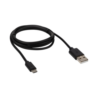 1КОМПЬЮТЕРНЫЕ АКСЕССУАРЫ usb кабель microusb длинный штекер 1 м черный | 18-4268 | rexant выгодная цена