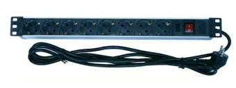 1Шкафы и стойки телекоммуникационные 19 блок розеток 19 (8шт)pdu с led выкл.алюм.профиль 1u шнур 2м вилка din49440 (нем.станд.) | ph12-8d1 | itk выгодная цена
