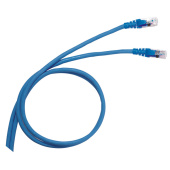 Шкафы и стойки телекоммуникационные 19 коммутационный шнур rj 45 - категория 6 - f/utp - pvc - экранированный - 5 м - голубой | 051765 | legrand выгодная цена