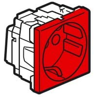 1Розетки, выключатели, звонки электрические розетка 2к+з - с автоматическими клеммами - программа mosaic - 2 модуля - антибактериальная | 077220 | legrand выгодная цена