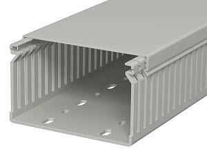 1Кабельные каналы распределительный кабельный канал lk4 60x100x2000 мм (пвх,серый) (lk4 60100) | 6178037 | obo bettermann выгодная цена