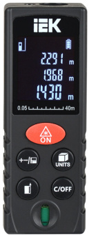 1Измерительное оборудование дальномер лазерный dm40 professional iek | tir21-3-040 | iek выгодная цена