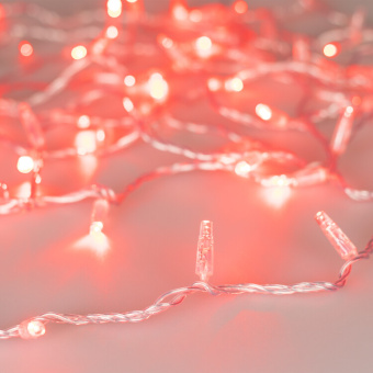 1Ленты светодиодные светодиодная гирлянда ard-string-classic-1000-clear-100led-pulse red (230v, 7w) (ardecoled, ip65) | 031639 | arlight выгодная цена