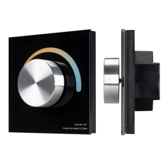 1Ленты светодиодные панель smart-p2-mix-g-in black (3v, rotary, 2.4g) (arlight, ip20 пластик, 5 лет) | 033755 | arlight выгодная цена