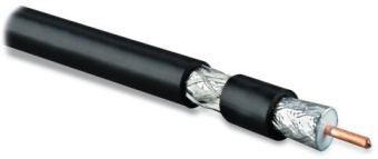 1Кабель коаксиальный (RG) coax-rg11-500 (500 м) кабель коаксиальный rg-11, 75 ом, жила - 14 awg, черный пвх (-20°с – +75°с ), внешний диаметр 10.16мм, pvc | 26440 | hyperline выгодная цена