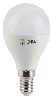 1Лампы (источники света) лампа светодиодная std led p45-5w-827-e14 5вт шар теплый белый свет | б0017217 | эра выгодная цена