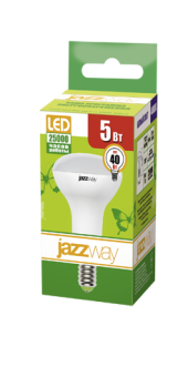 1Лампы (источники света) лампа светодиодная led 5вт e14 220в 4000к pled- eco-r50 отражатель (рефлектор) | 1037046a | jazzway выгодная цена