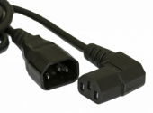 Шкафы и стойки телекоммуникационные 19 pwc-iec13a-iec14-1.8-bk кабель питания монитор-компьютер iec 320 c13 (угловая) - iec 320 c14 (3x0.75), 10a, прямая вилка | 432091 | hyperline выгодная цена