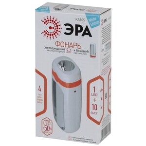 1Фонари фонарь кемпинговый 10хled аккумулятор 4v900mah 220в ka10s 2в1 | б0025642 | эра выгодная цена