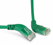 Патч-корды патч-корд pc-apm-utp-rj45/r45-rj45/r45-c5e-1m-lszh-gn u/utp угловой, правый 45°-правый 45°, cat.5e, lszh, 1 м, зеленый | 231800 | hyperline выгодная цена