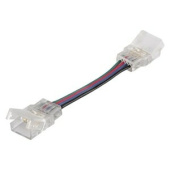 Ленты светодиодные гибкий соединитель длиной 50 мм 4-pin для ленты rgb, csw/p4/50/p, защищенный ls ay val-csw/p4/50/p 50x2 | 4058075407954 | ledvance выгодная цена