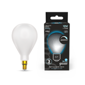 Лампы (источники света) лампа светодиодная filament а160 10w 890lm 4100к е27 milky диммируемая led 1/6 | 179202210-d | gauss выгодная цена