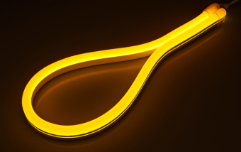 1Ленты светодиодные образец гибкий неон arl-cf2835-classic-220v yellow (26x15mm)-1m (arlight, -) | 025668 | arlight выгодная цена