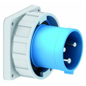 Разъемы промышленные вилка встраиваемая прямая 125a 3p(1р+n+pе) 6h 230v ip67 2860 120х120 i 2860-bals i bals выгодная цена