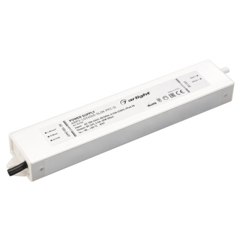 1Ленты светодиодные блок питания arpv-lg24060-slim-pfc-d (24v, 2.5a, 60w) (arlight, ip67 металл, 5 лет) | 031720 | arlight выгодная цена