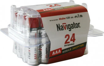 1Элементы питания и аккумуляторы элемент питания nbt-ne-lr03-box24 | 94787 | navigator выгодная цена