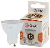 Лампы (источники света) лампа светодиодная стандарт led mr16-12w-827-gu10 (диод, софит, 12вт, тепл, gu10) | б0047733 | эра выгодная цена